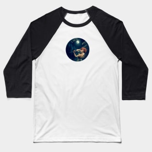 Girl play violin for the moon Baseball T-Shirt